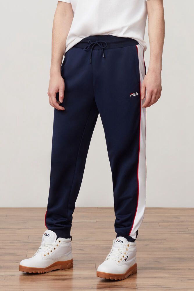 Fila Pants Mens Navy Yuri - Ireland 52361-GBSZ